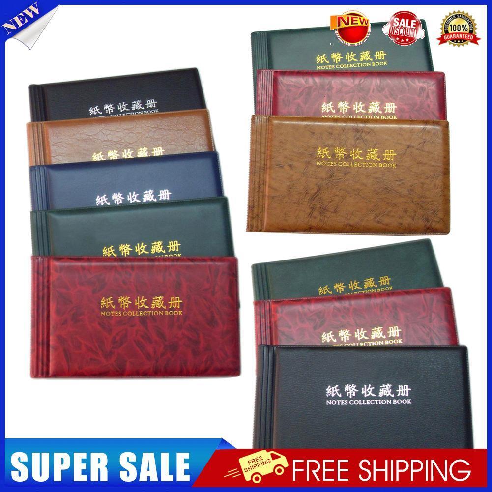 30 Paper Money Note Holders Collection Collecting Storage Pockets Album