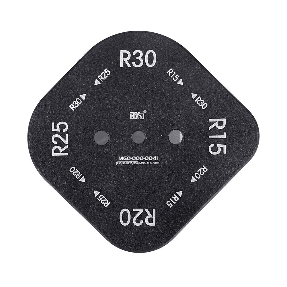 Woodworking Corner Radius Template Trimmer Router Edge Jig (Round+Fillet)