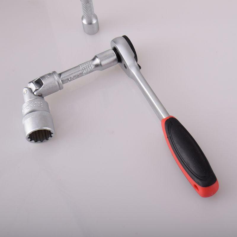 38pcs Mini Ratchet Wrench Set 1/4" Socket Hex Head Screwdriver Slot Bike Repair