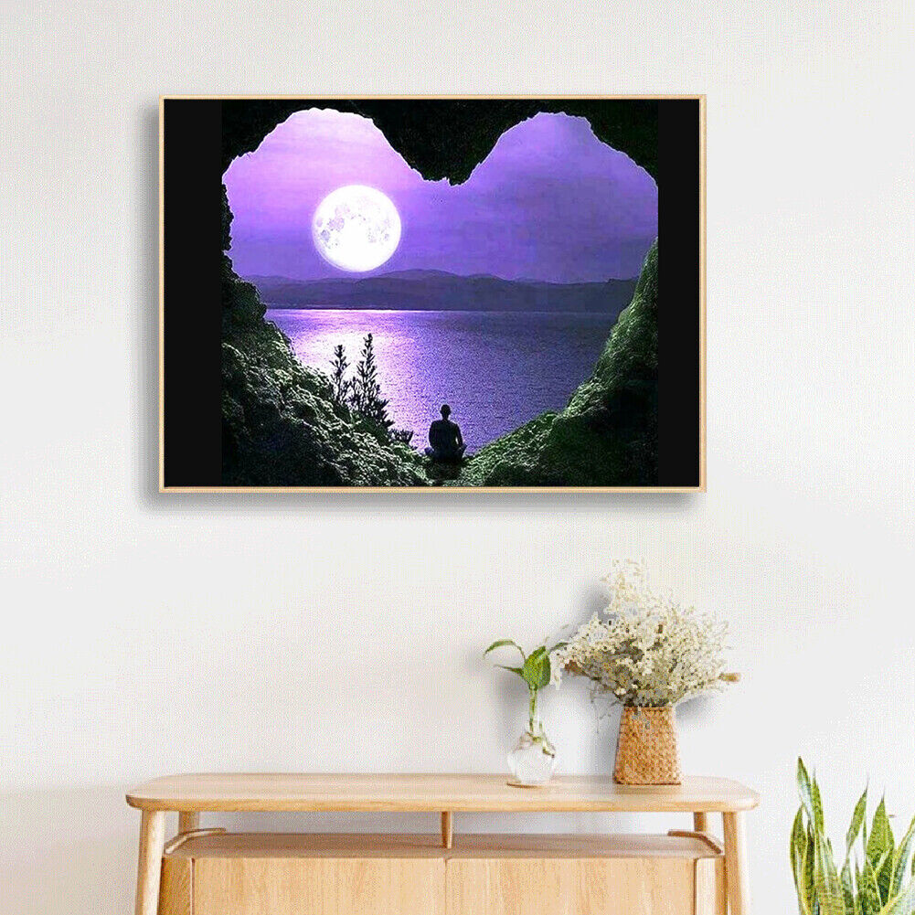 Drill DIY Scenery in Love Picture Art 5D Full Diamond Round Painting Kit