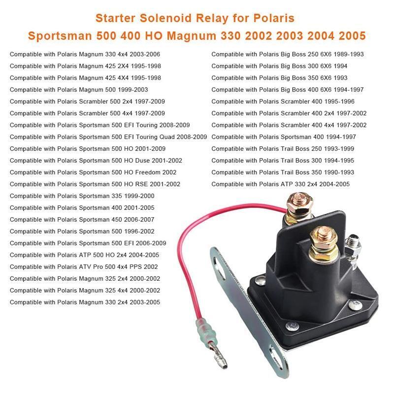Motorcycle Starter Solenoid Relay Compatible with Polaris Sportsman 250 300 335