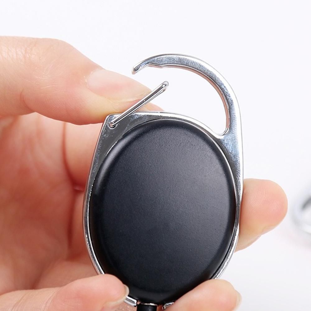 Belt Bag Accessories Key Ring Buckle ID Card Holder Name Tag Badge Reel