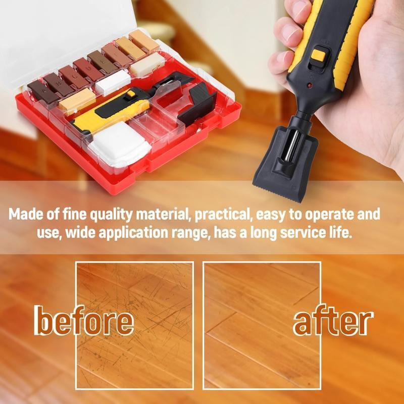 Laminate Floor Repair Kit Furniture Scratch Fix Wax System Mending Tool
