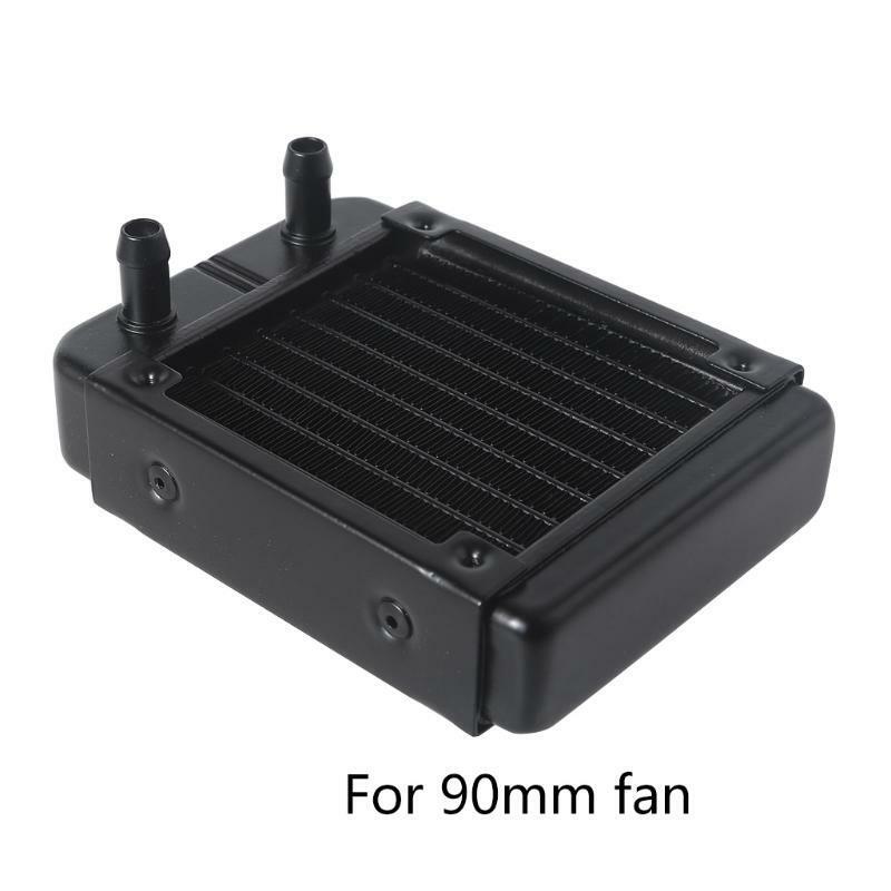 PC Aluminum Radiator Water Cooling 8 Tubes Heat Exchanger Fast Heat Dissipation