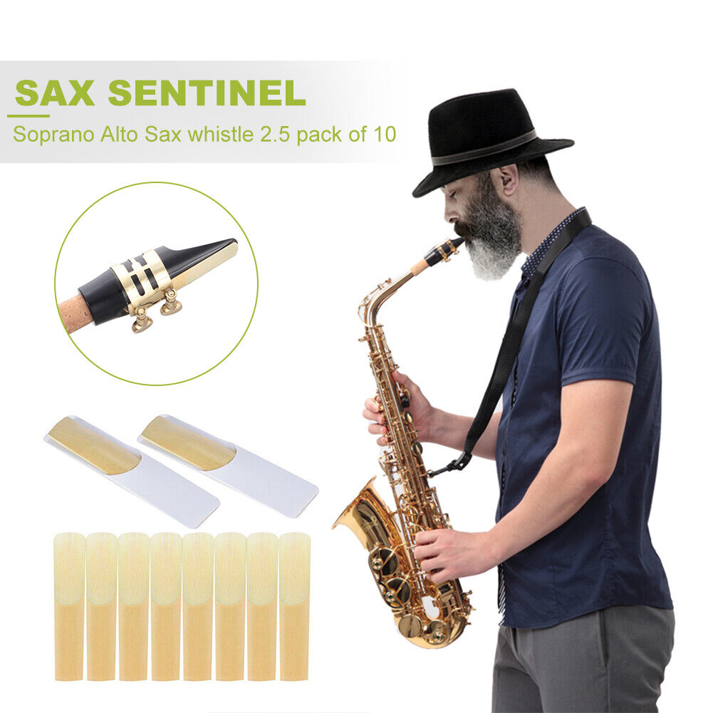 10pcs Eb Alto Saxophone Reeds Strength 2.5 Sax Woodwind Instrument Parts