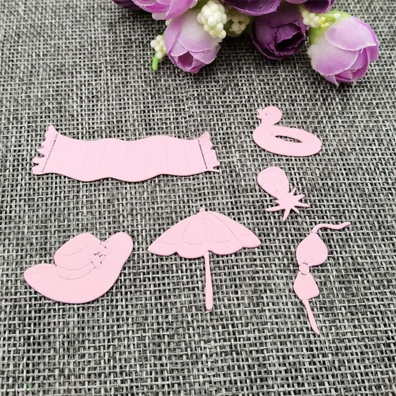 Beach Supplies Carbon Steel DIY Embossing Stencils Metal Frame Cutting Dies