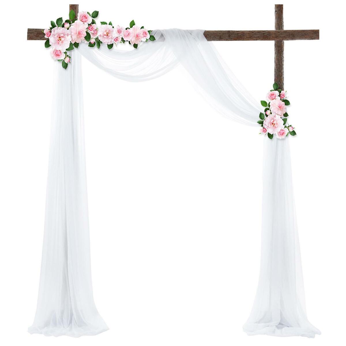 Wedding Arch Draping Fabric Drapes Curtain Drapery  Showers Decor