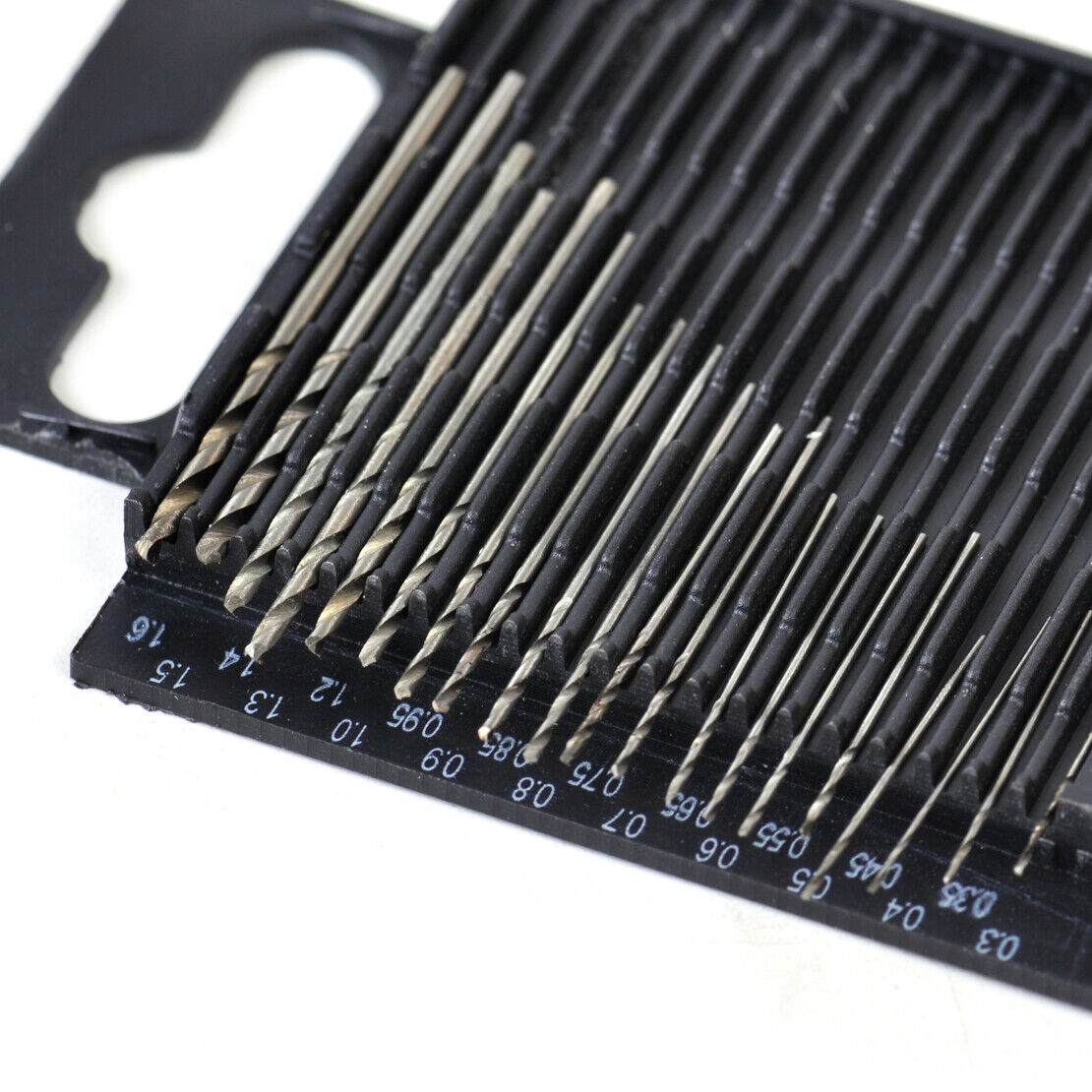 20x Mini Pin Vise Spiral Hand Manual Push Drill Chuck Drill Bit Jewelry Tool Li