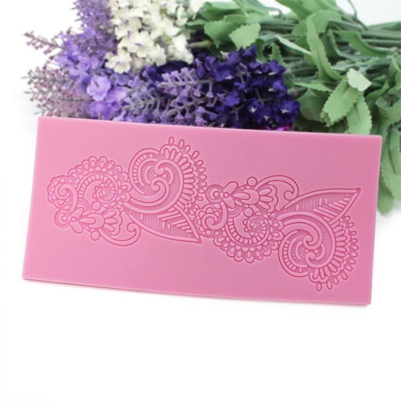 Cake Decorating Lace Silicone Mould DIY Flower Vine Lace Pattern Mold