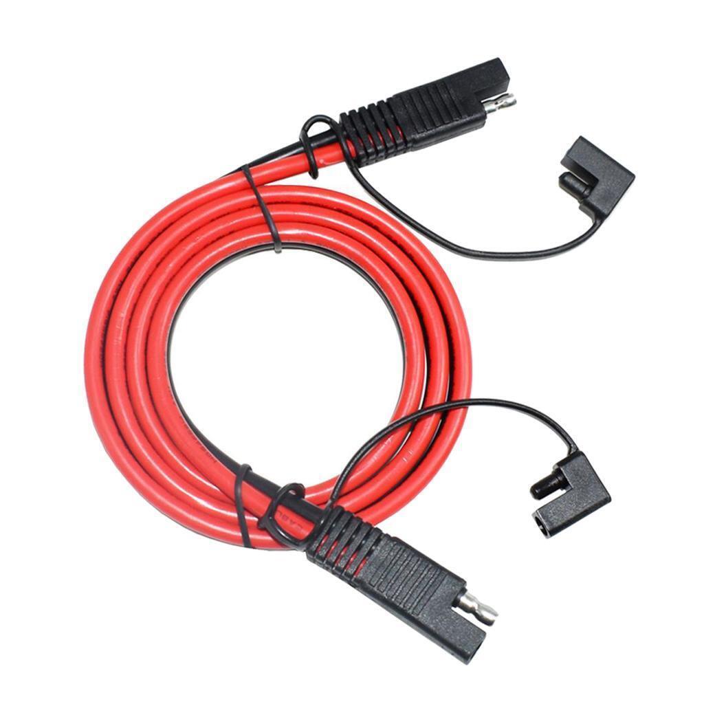 1m/3Ft Solar Panel Extension Cable Cord Lead 12V Wire Harness SAE Connectors
