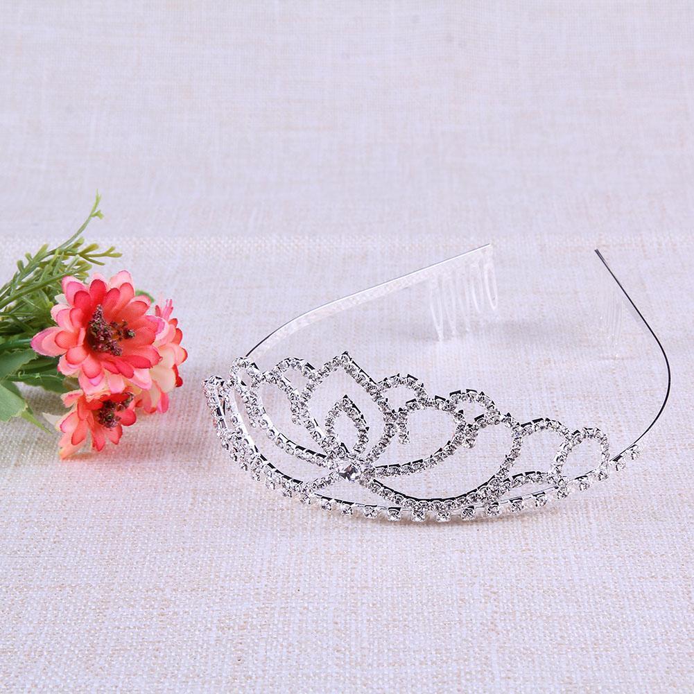 Bride Wedding Headdress Jewelry Crystal Hair Crown Dinner Accessories