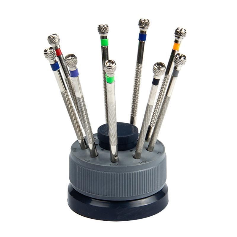 Watch Screwdriver Set Metal Screwdriver Kit 0.8-2.0mm Watch Repair Tool Durable