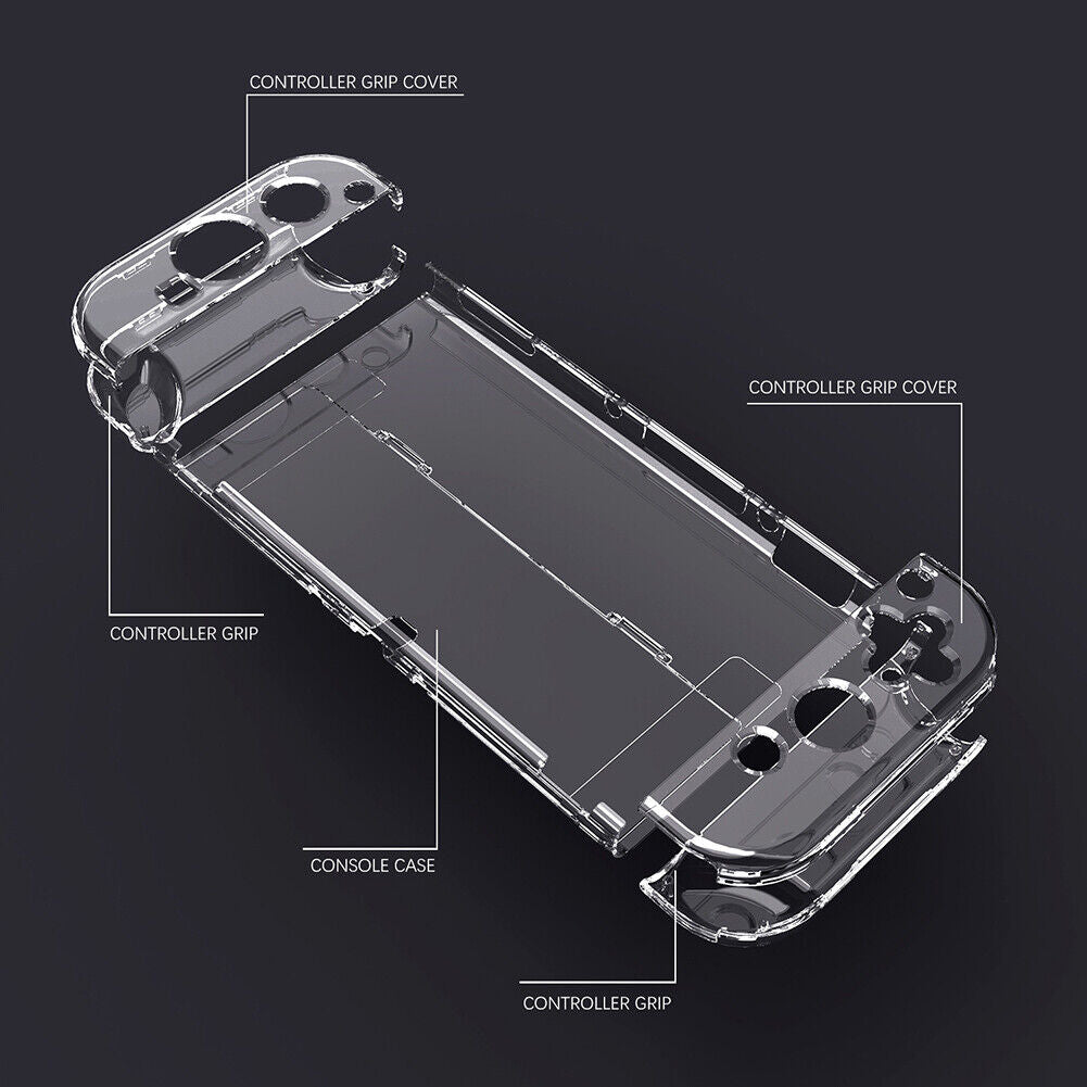 Game Console Frame Case with Bracket Video Gamers Accessories for NS OLED