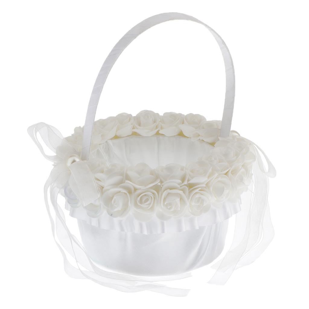 2pcs Classic Flower Girl  Beading Engagement  Party w/ Handle