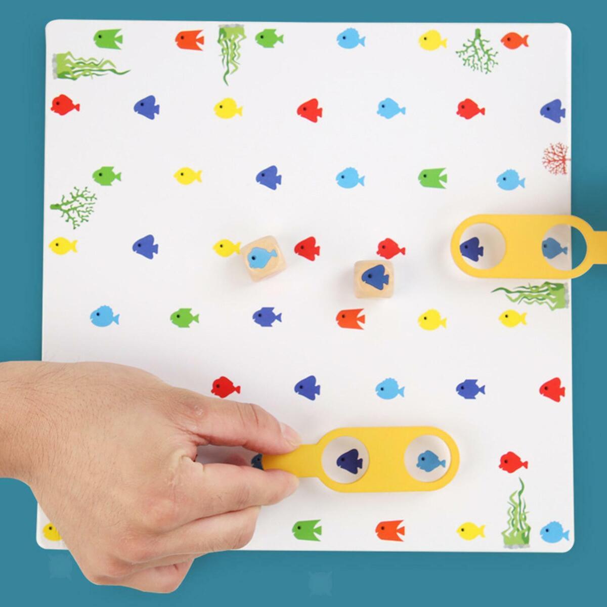 Fishing Matching  Recognition Cards Board  for Toddler