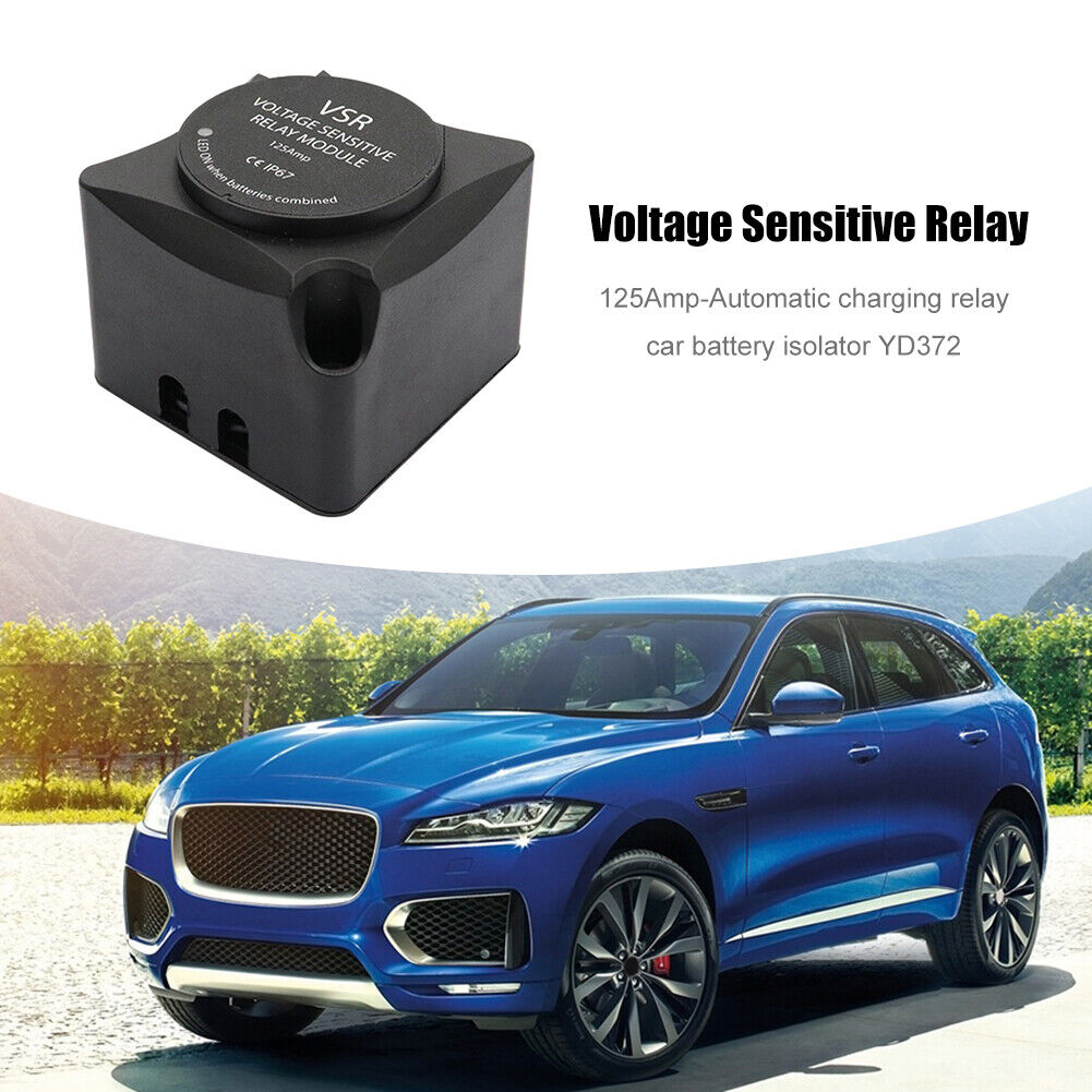 12V 140A Voltage Sensitive Split Charge Relay VSR Battery Isolator Charge
