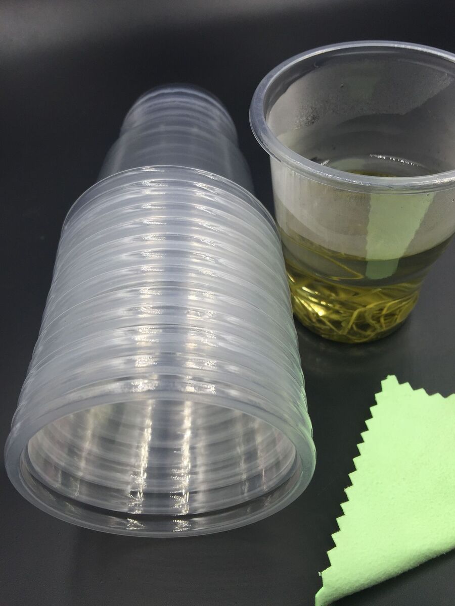 50x Clear Disposable Plastic Cups230 ml Cold Drink Tumbler Water Juice Party
