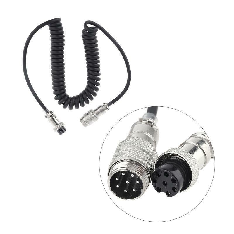 8 pin Mic Cable Circular Microphone Connectors and Radio Transceiver Equipment