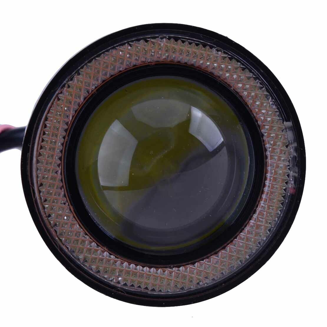 2.5" Car SUV COB LED Fog Light Projector Angel Eyes Halo Ring DRL Lamp Accessory