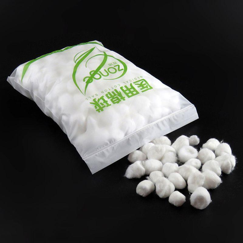 400Pcs Disposable Natural Medical Degreasing Cotton Rolling Ball Healthy Hygiene