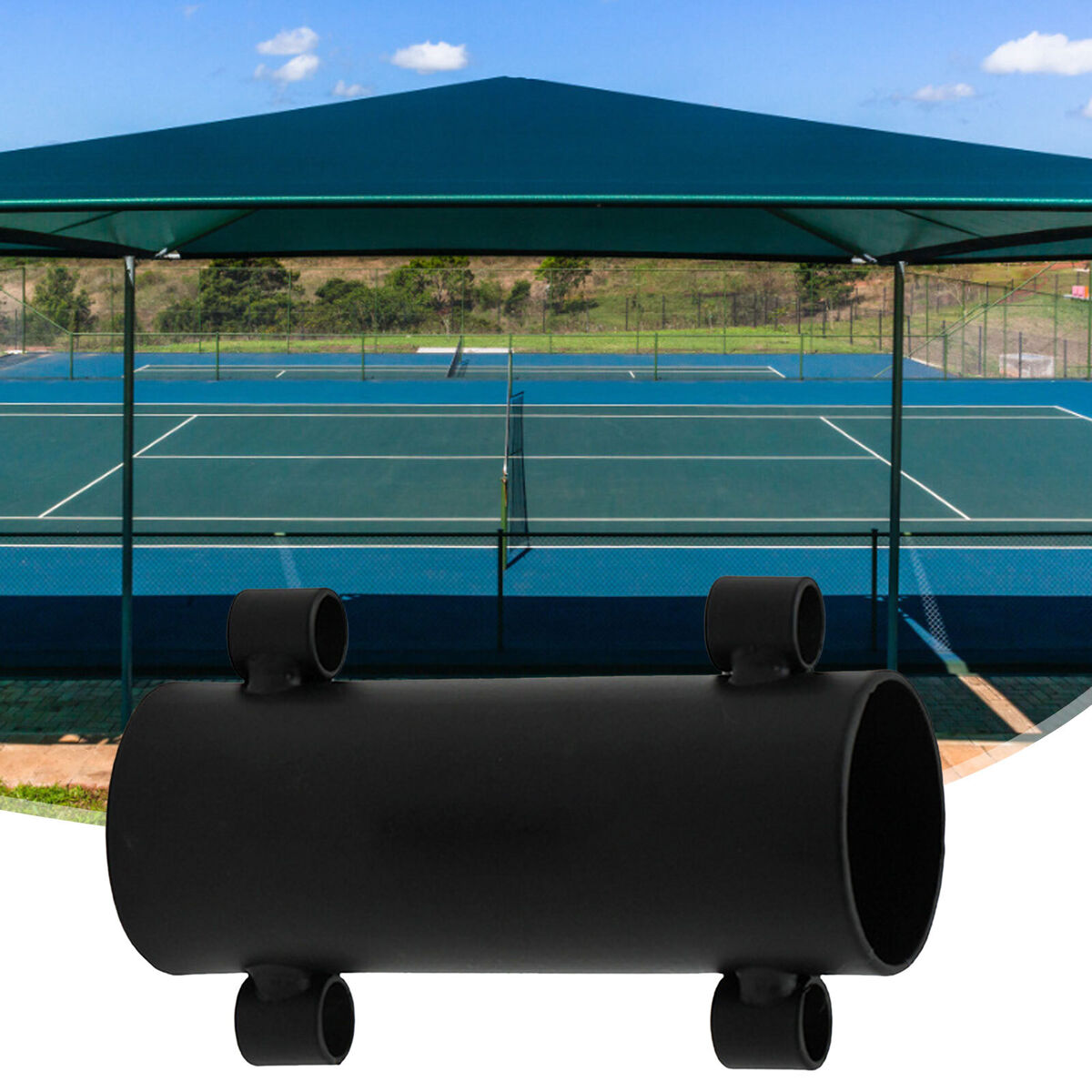 Tent Canopy Pole Holder Awning Rod Holder Support Windproof Fixed Tube