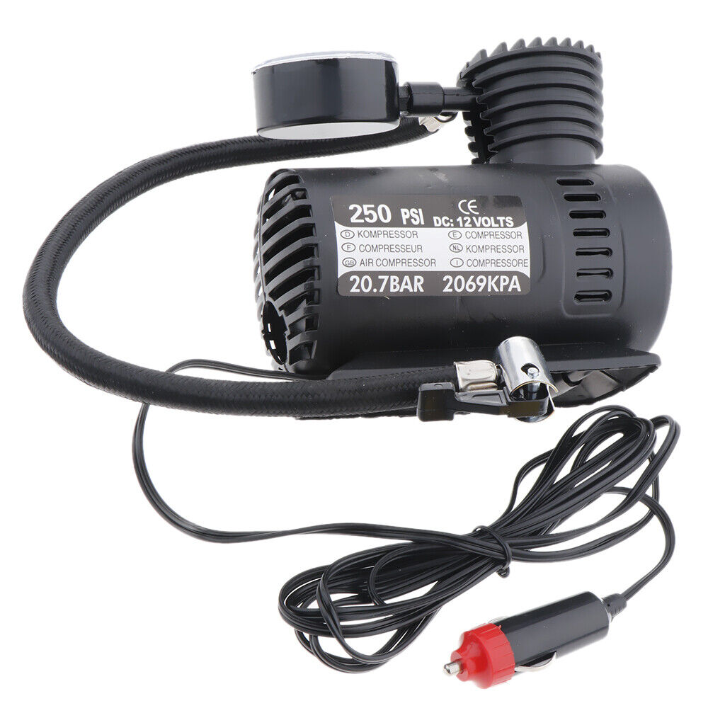 1 lot  12V 300psi  Inflator Pump Car Mini Compact Compressor