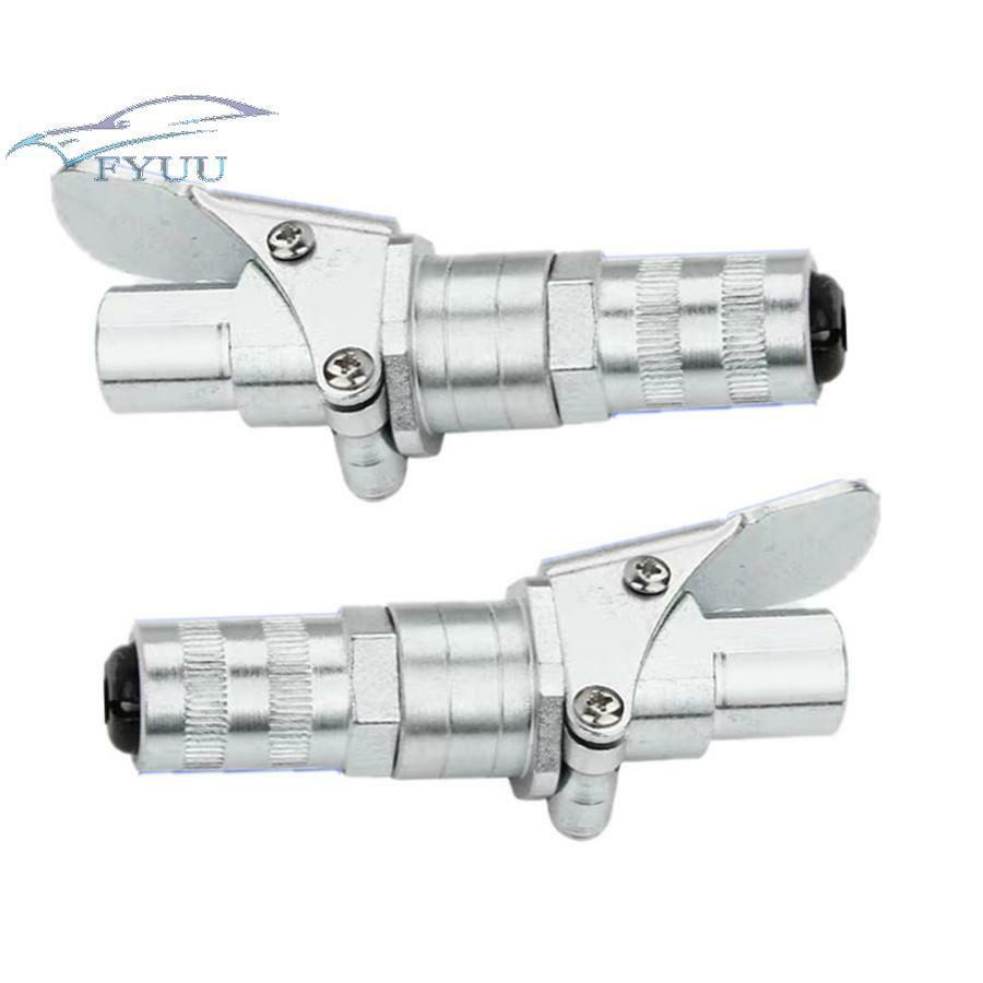 Grease Lock Pliers Coupler Metal Fitting 1/8 Inch NPT Upgraded Clip-off Couple