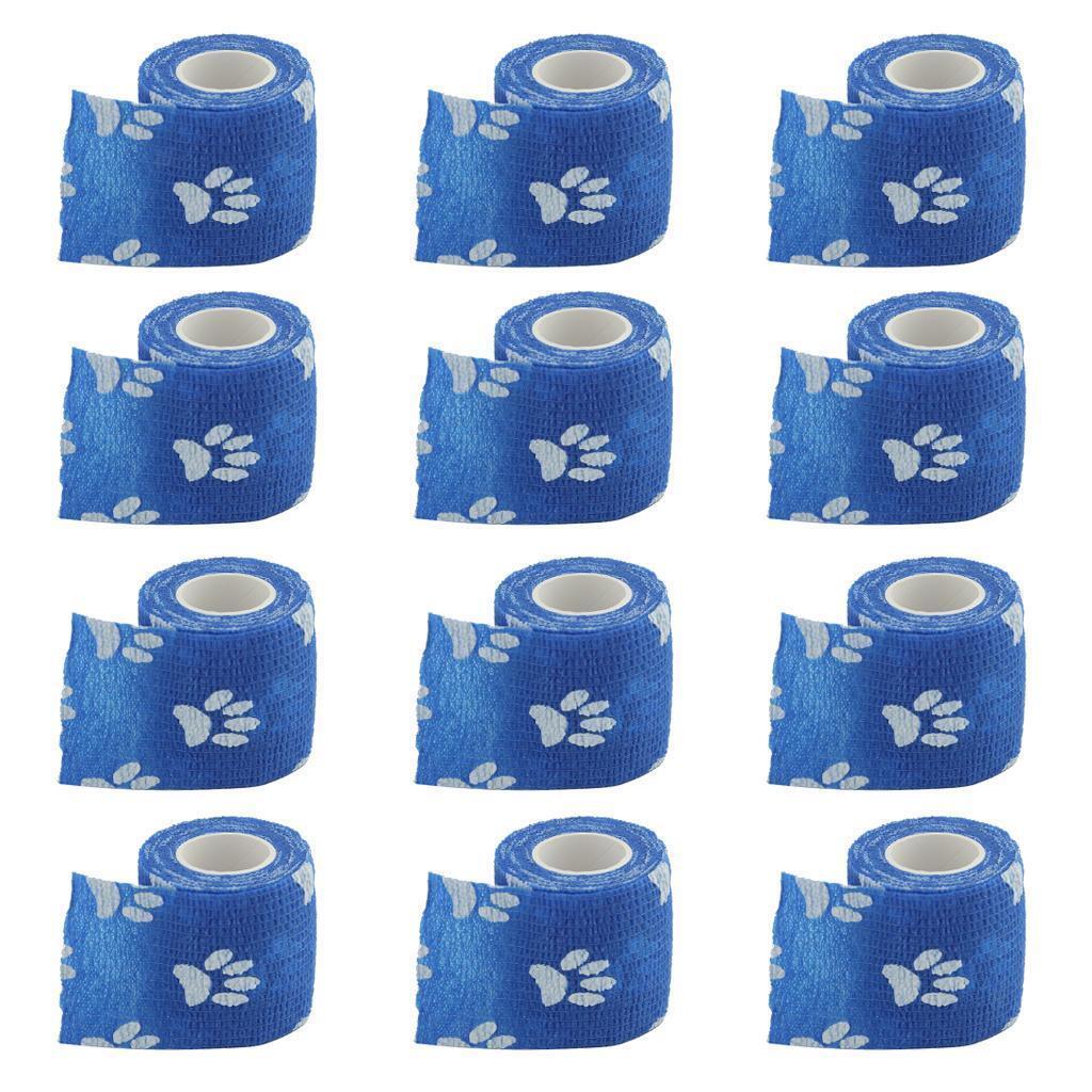 12  cat and dog Pet Cohesive Bandage Non-Woven Self-adhesive Bandage