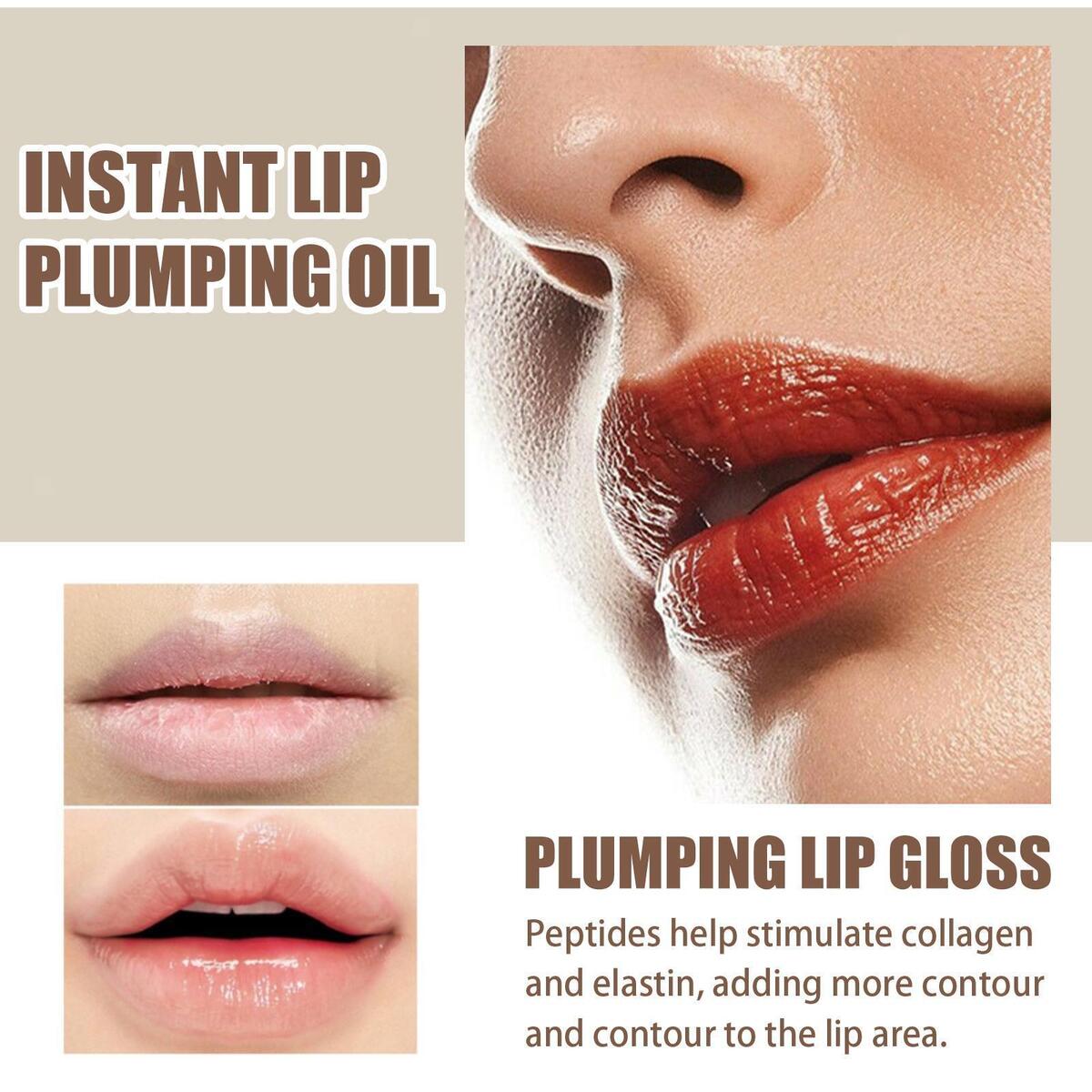 15ml Plumping Lip Plumper Oil Nourish and Moisturize Soft and Smooth Lips