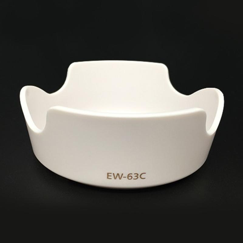 EW-63C for EF-S 18-55mm f/3.5-5.6 IS STM Camera Lens Hood Protection Bayonet