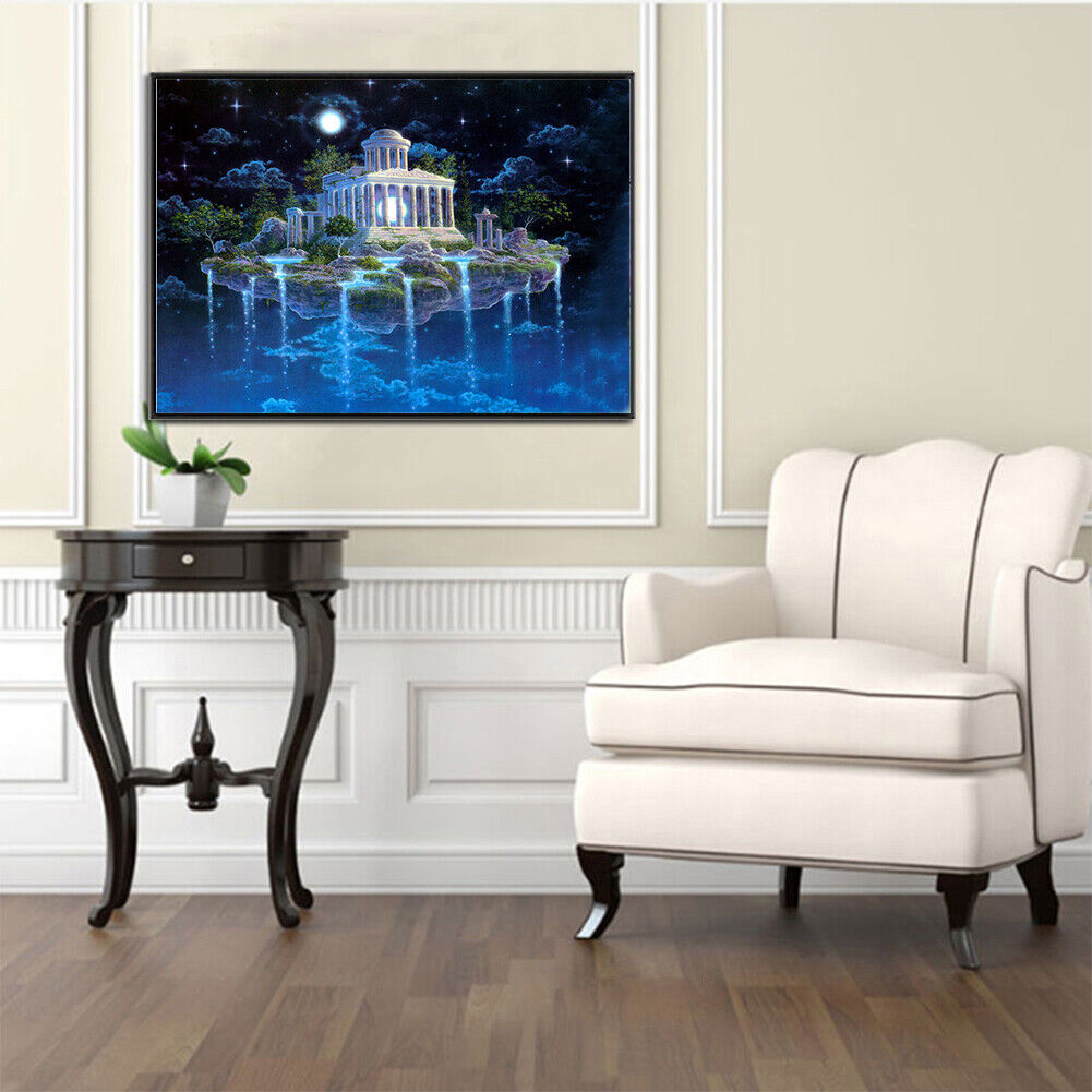 Castle in the Air 5D Diamond DIY Painting Craft Kit Home Decor Craft