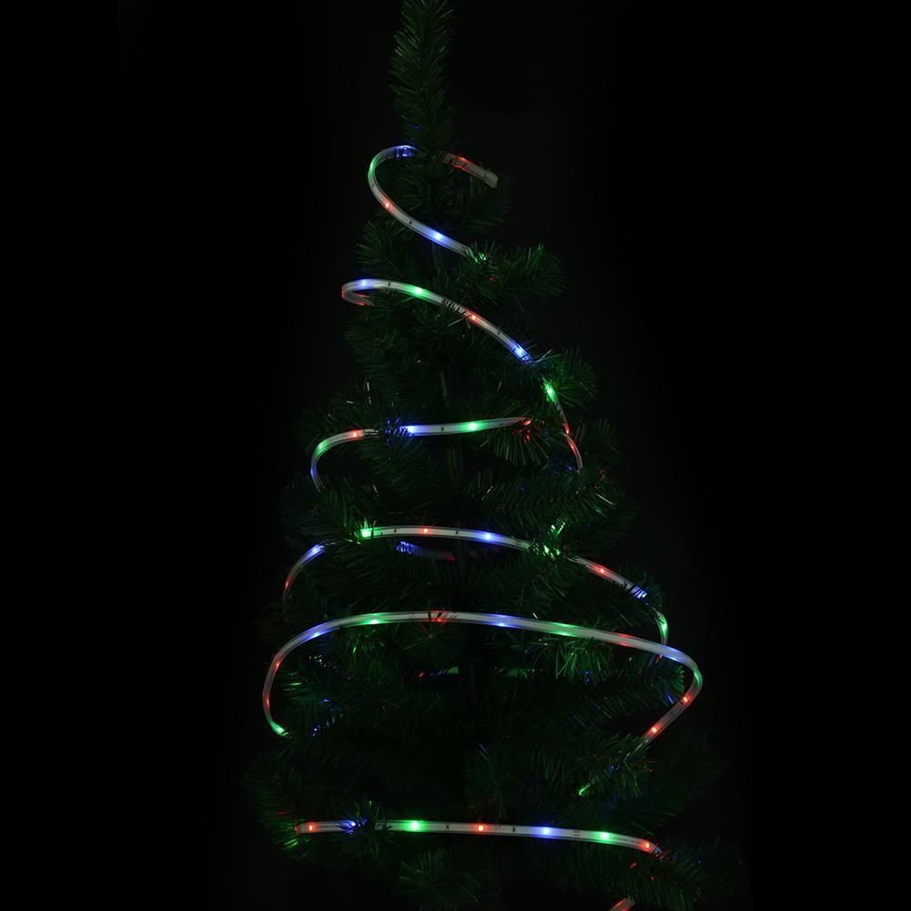 Solar Power Waterproof LED String Fairy Light with Tube Home Festival Light