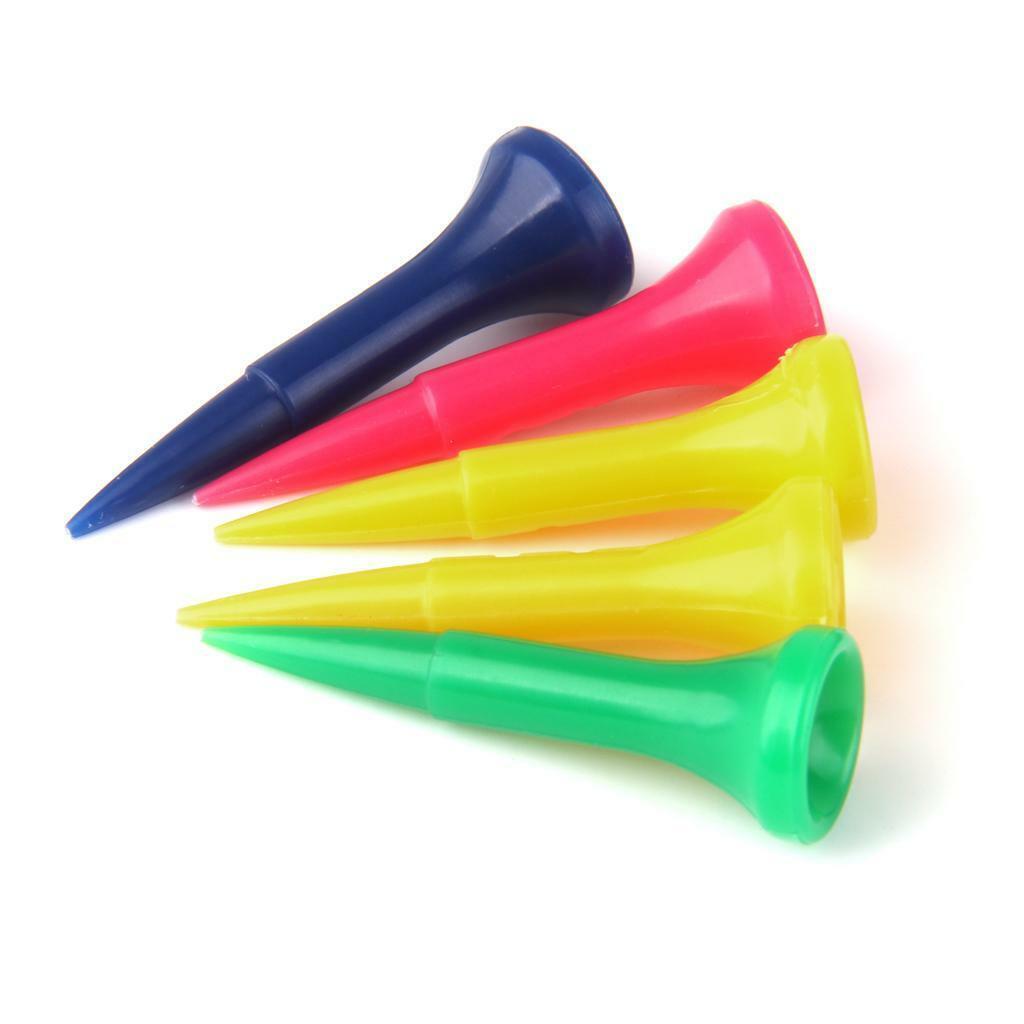 50 pcs Mixed  Plastic Graduated golf professional tees 40mm Golfer Accessories