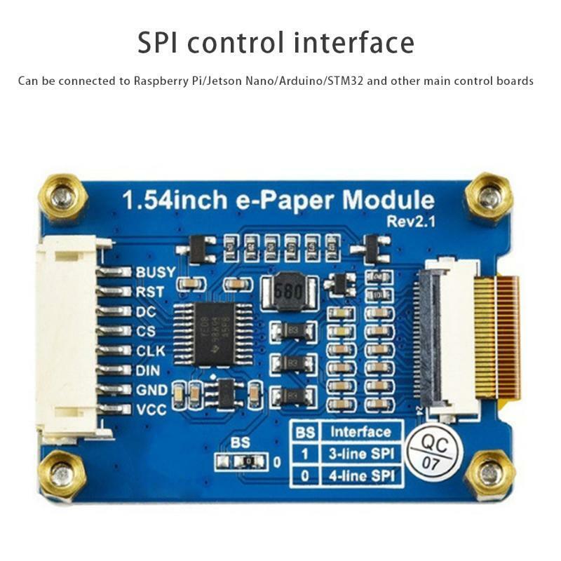 1.54" E-Ink Display Module E-paper Sreen with Embedded Controller SPI Interface