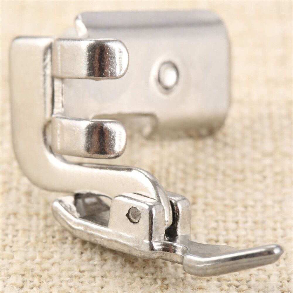 Adjustable Zipper Cording Presser Foot for All Low Shank Singer Brother Metal