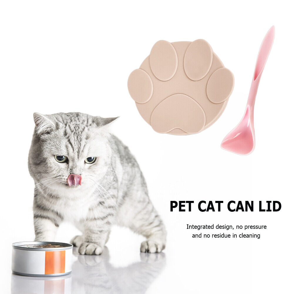Pet Food Can Cover Silicone Dog Cat Food Storage Fresh Lid Seal Cap (Pink)