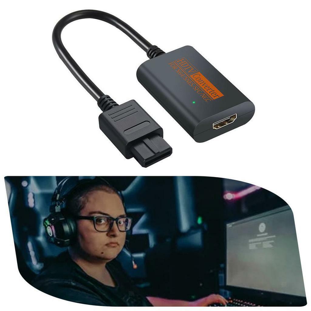 Professional N64 to  Converter Adapter TV Monitor for