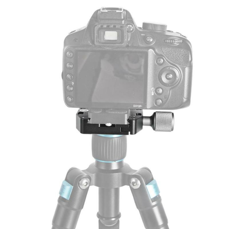 QR-70N 70mm Quick Release Clamp with 1/4 & 3/8 Thread & Bubble Levels Arca-style