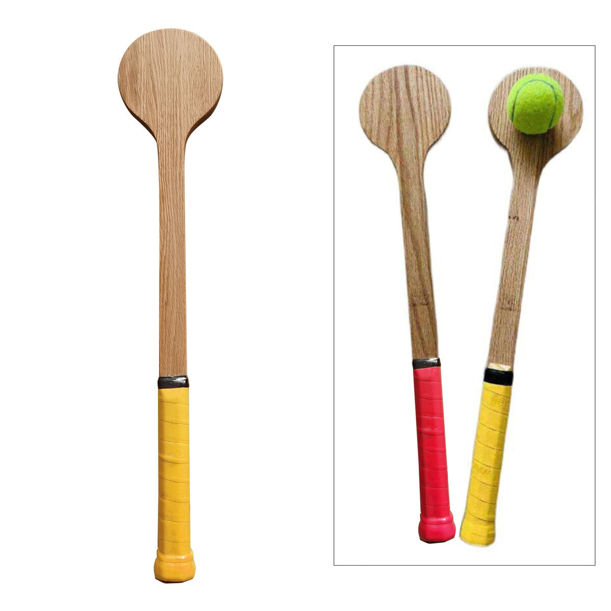 Tennis er Spoon Beginner Mid  Training Racket Gear Yellow