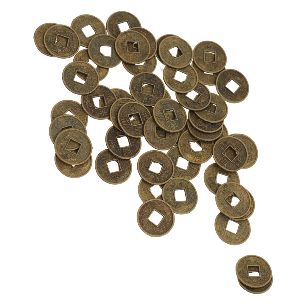 50pcs Chinese  18mm- China Feng  I Ching Charm -Lucky Money