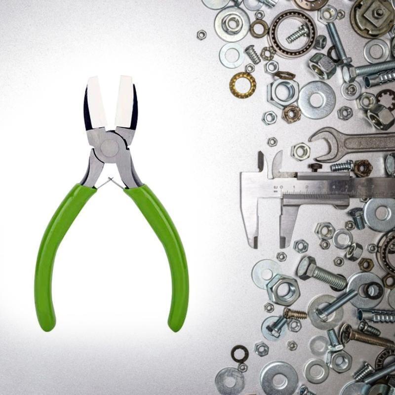 Practical Carbon Steel Pliers w/ Cover 5.5'' Nylon Pliers for DIY Jewelry Making