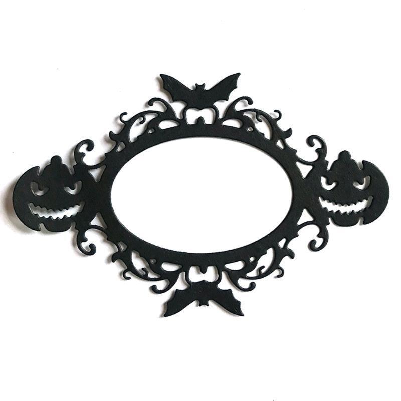 Halloween Pumpkin Mirror Metal Cutting Dies Stencil DIY Scrapbooking Album Paper