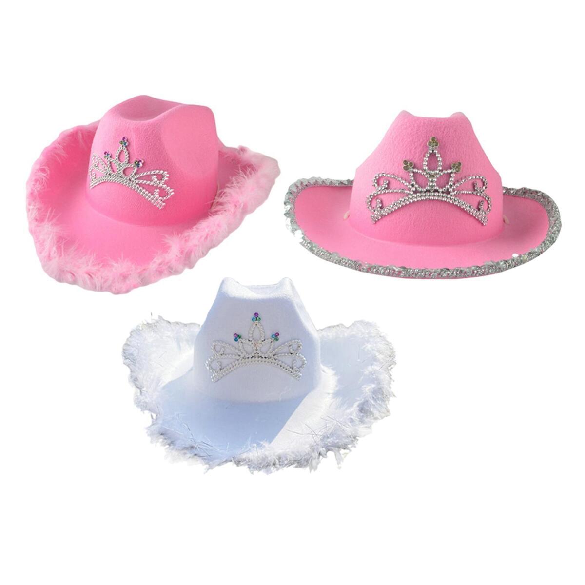 Outdoor Western Cowboy Cowgirl Hat Costume Crystal Beaded Sun Hats Fedoras