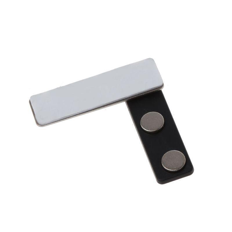 20 Pack Handmade Blank Magnetic Name Badges Holders Magnetic Id Card Holders