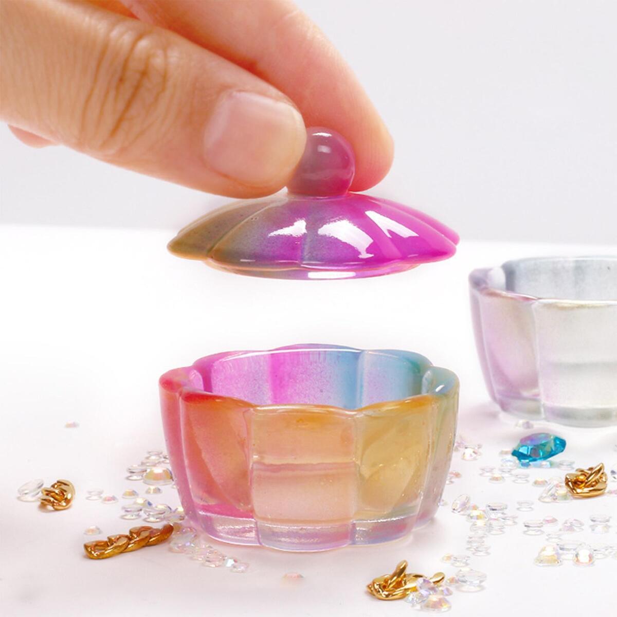 3Pcs Nail Art Crystal Glass Bowl Cup for Nail Salon  Glassware