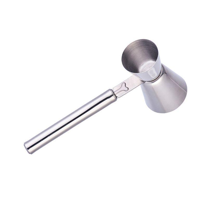 Stainless Steel Double Jigger Measure Cup with Handle for Cocktail Bartender Bar