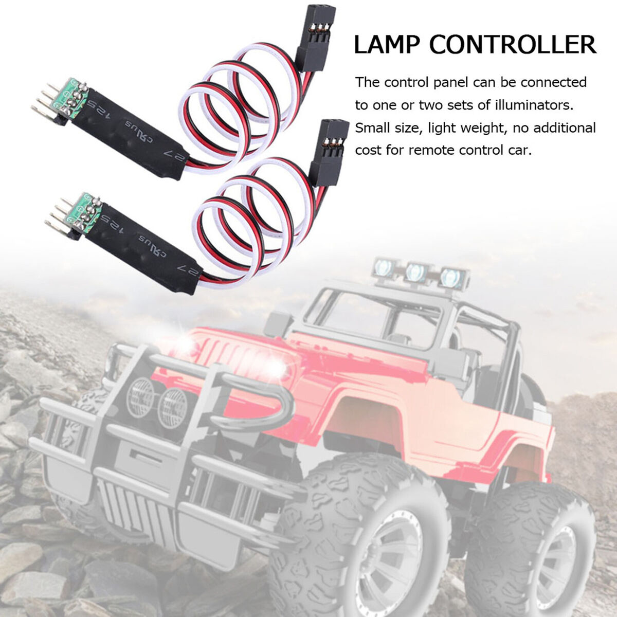 CH3 LED Light Controller System for 1/12 1/10 1/8 1/5 RC Car Axial Scx10