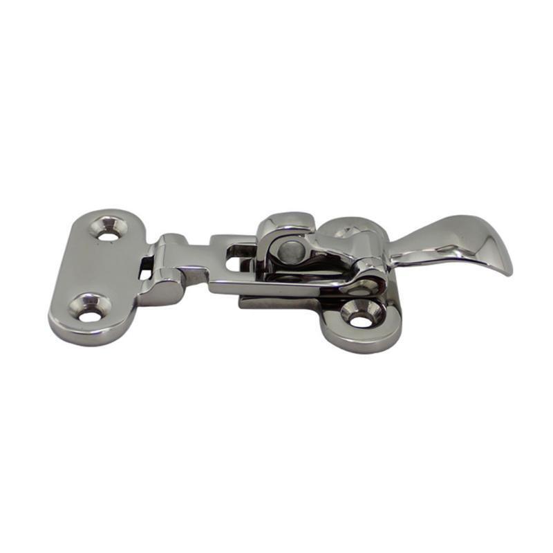 Antirattle Lockable Hold Down Clamp Latch Hasp Lock Twist Knob Boat Door Cabinet