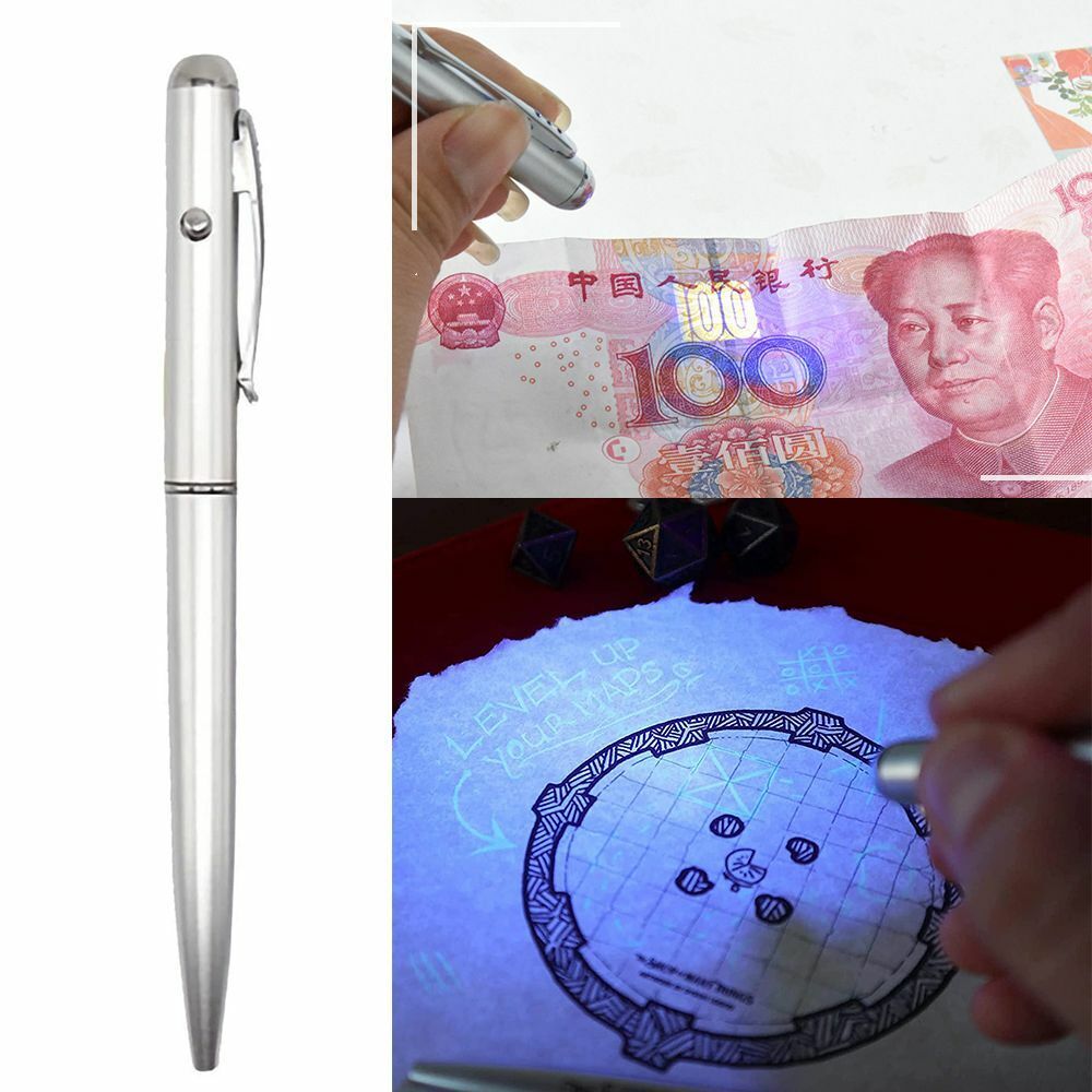 Learning Invisible Ink Pen UV Counterfeit Lamp Ballpoint Drawing  Pecil