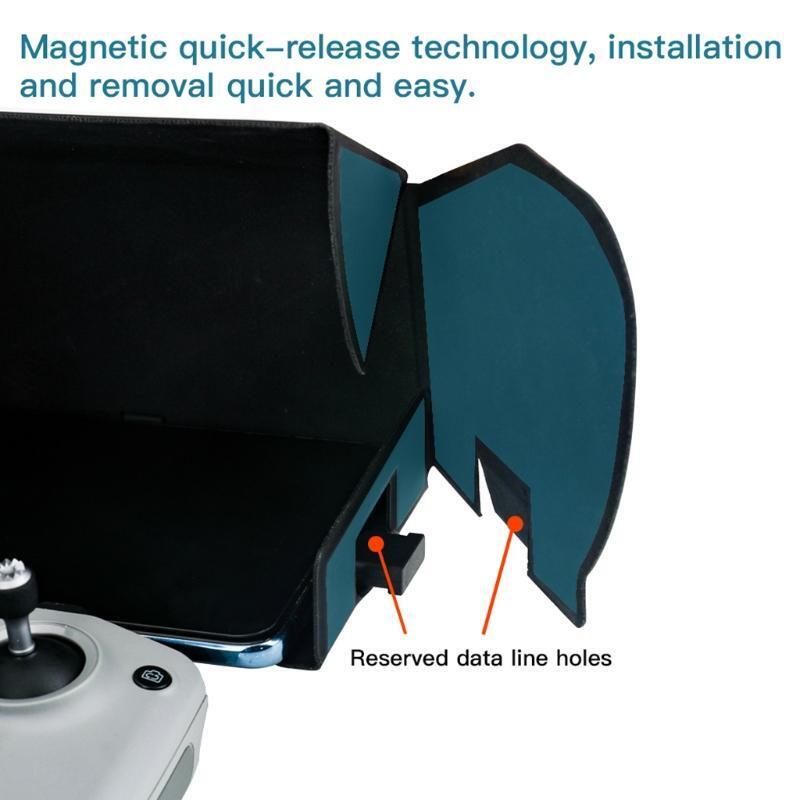 Protective Leather Sunshade Foldable Sun Shield Cover for Mavic Air 2/2S/Mini 2